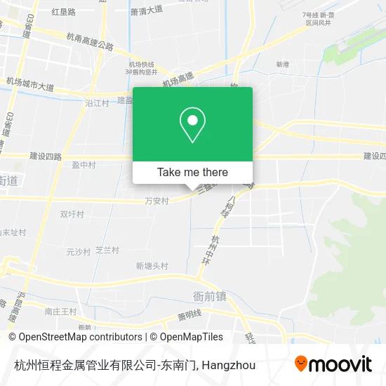 杭州恒程金属管业有限公司-东南门 map