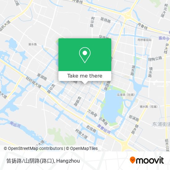 笛扬路/山阴路(路口) map