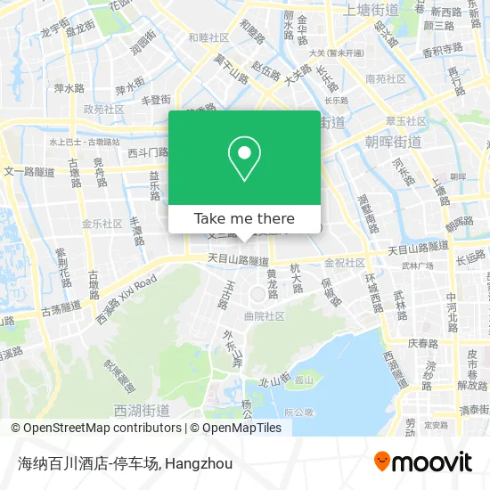 海纳百川酒店-停车场 map