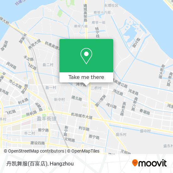 丹凯舞服(百富店) map