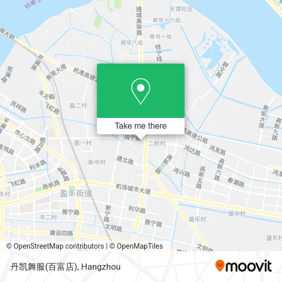 丹凯舞服(百富店) map