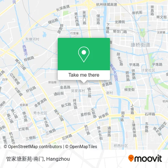 管家塘新苑-南门 map