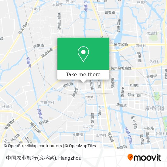 中国农业银行(逸盛路) map