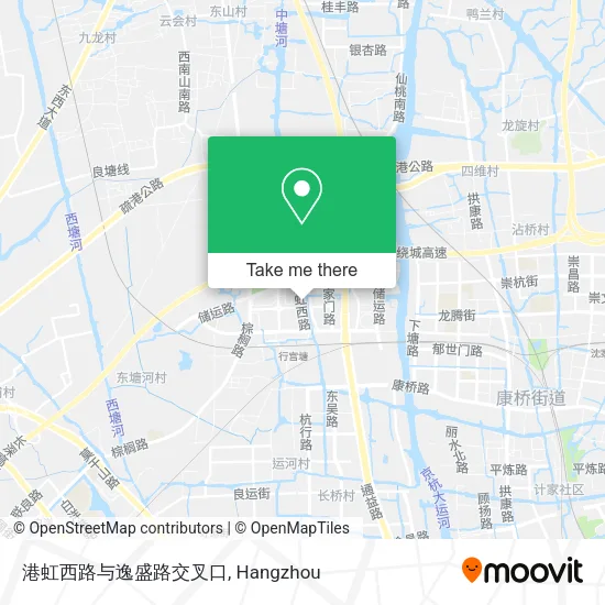 港虹西路与逸盛路交叉口 map