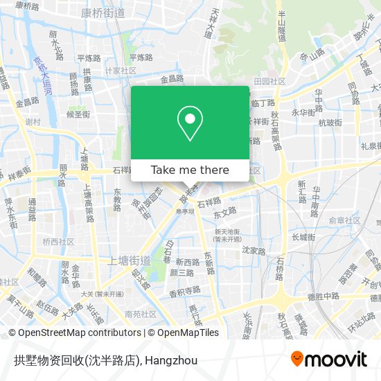 拱墅物资回收(沈半路店) map