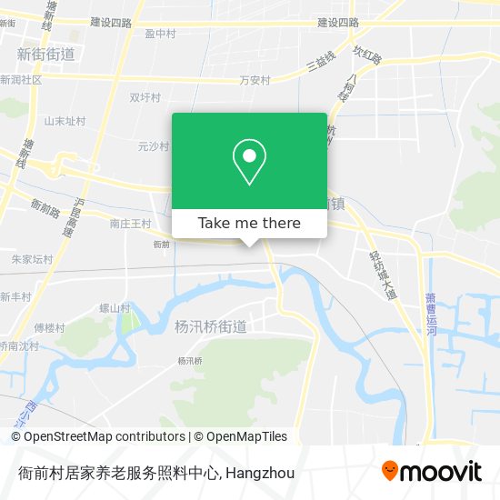 衙前村居家养老服务照料中心 map