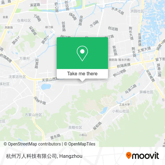 杭州万人科技有限公司 map