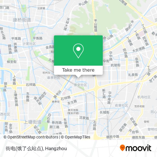 街电(饿了么站点) map