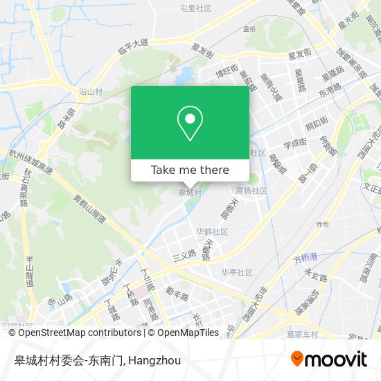 皋城村村委会-东南门 map