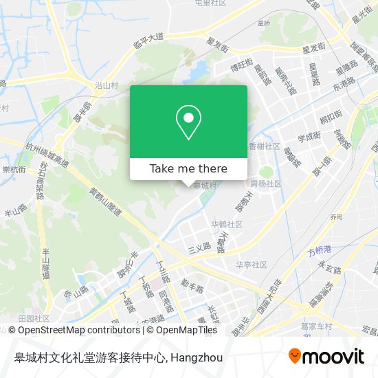 皋城村文化礼堂游客接待中心 map