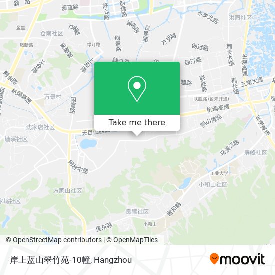 岸上蓝山翠竹苑-10幢 map