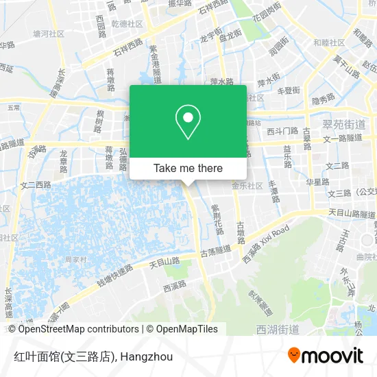 红叶面馆(文三路店) map