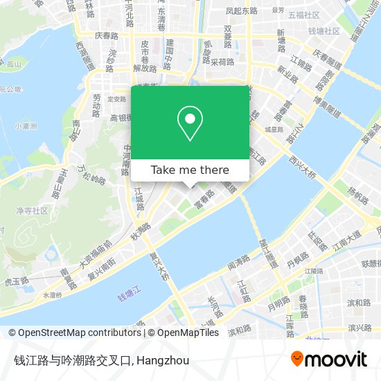 钱江路与吟潮路交叉口 map