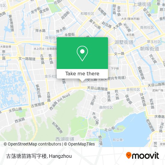 古荡塘苗路写字楼 map