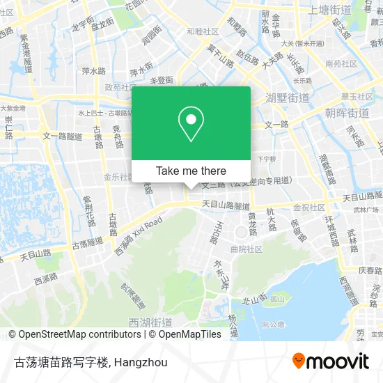 古荡塘苗路写字楼 map