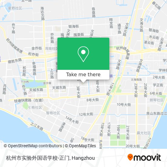 杭州市实验外国语学校-正门 map