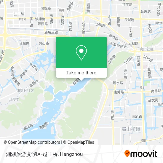 湘湖旅游度假区-越王桥 map