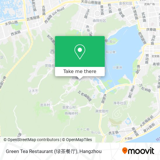 Green Tea Restaurant (绿茶餐厅) map