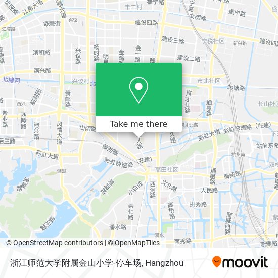 浙江师范大学附属金山小学-停车场 map