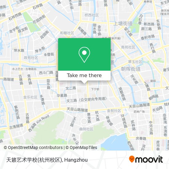 天籁艺术学校(杭州校区) map