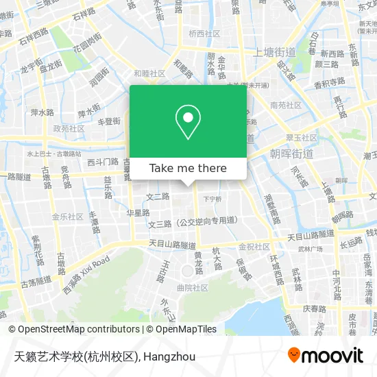 天籁艺术学校(杭州校区) map
