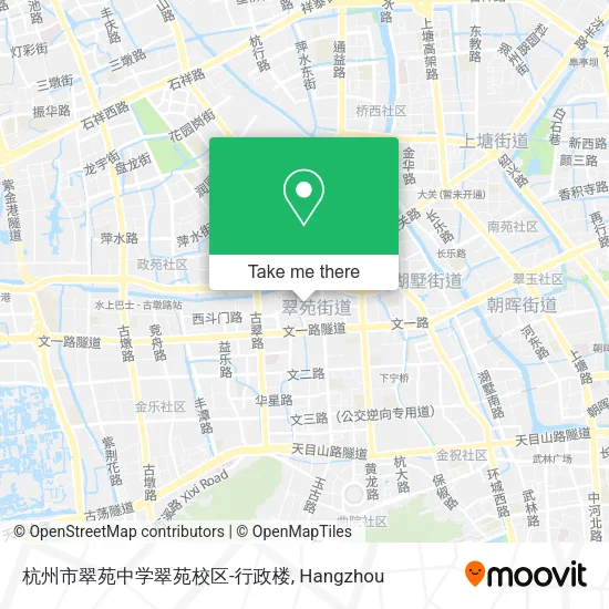 杭州市翠苑中学翠苑校区-行政楼 map