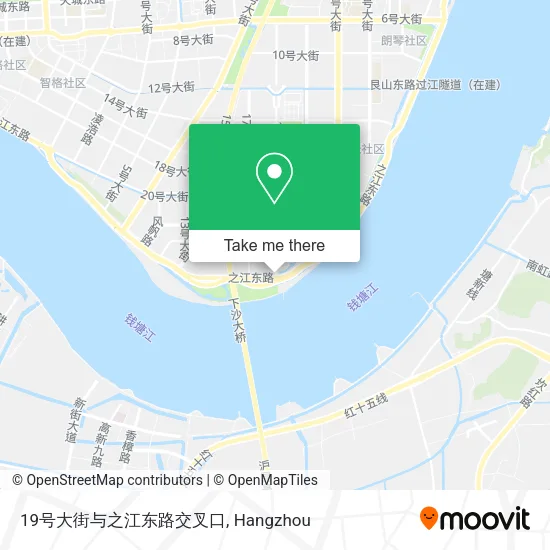 19号大街与之江东路交叉口 map