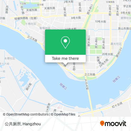 公共厕所 map
