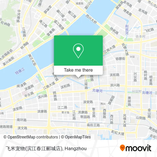 飞米宠物(滨江春江郦城店) map