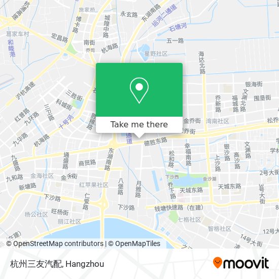 杭州三友汽配 map