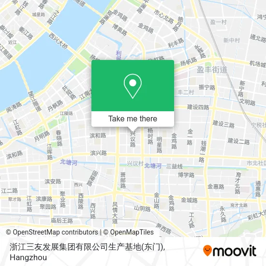 浙江三友发展集团有限公司生产基地(东门) map