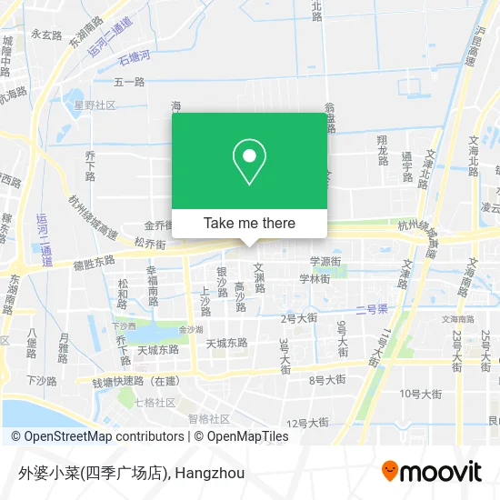 外婆小菜(四季广场店) map