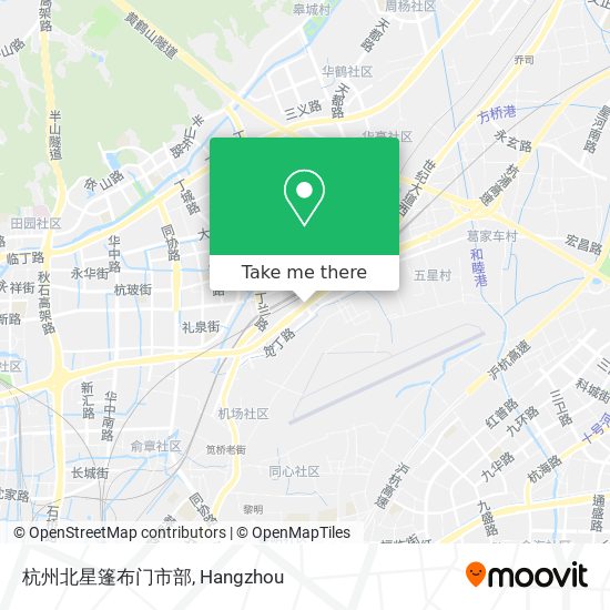 杭州北星篷布门市部 map