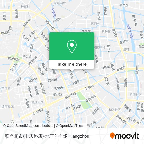 联华超市(丰庆路店)-地下停车场 map