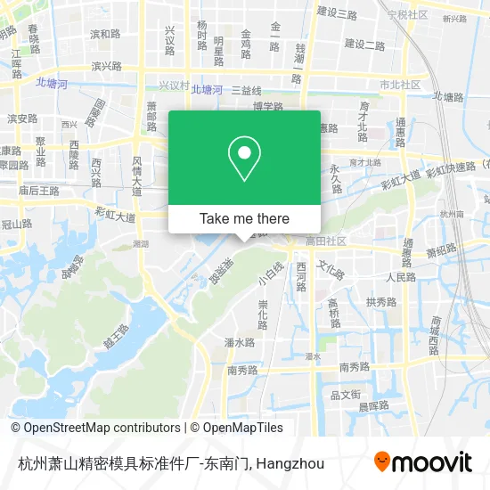 杭州萧山精密模具标准件厂-东南门 map