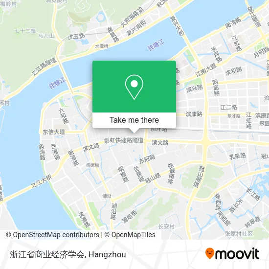 浙江省商业经济学会 map