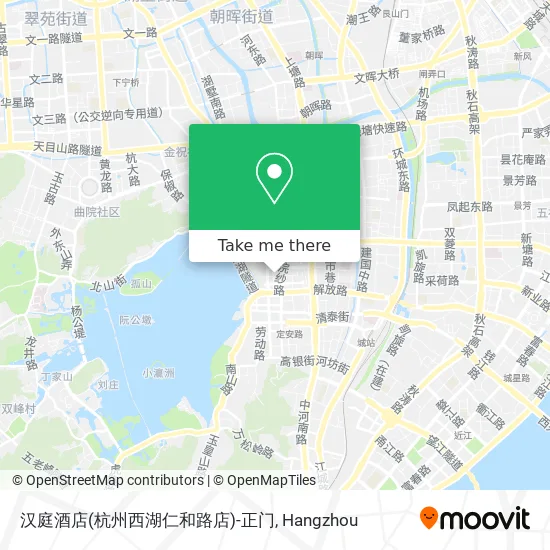 汉庭酒店(杭州西湖仁和路店)-正门 map