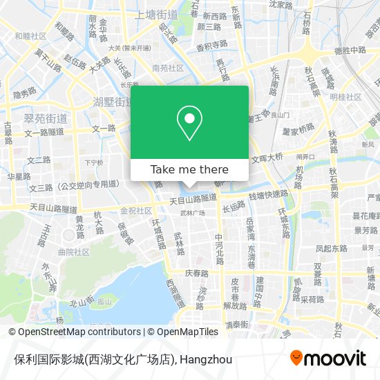 保利国际影城(西湖文化广场店) map
