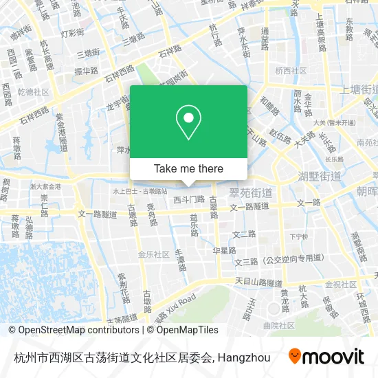杭州市西湖区古荡街道文化社区居委会 map