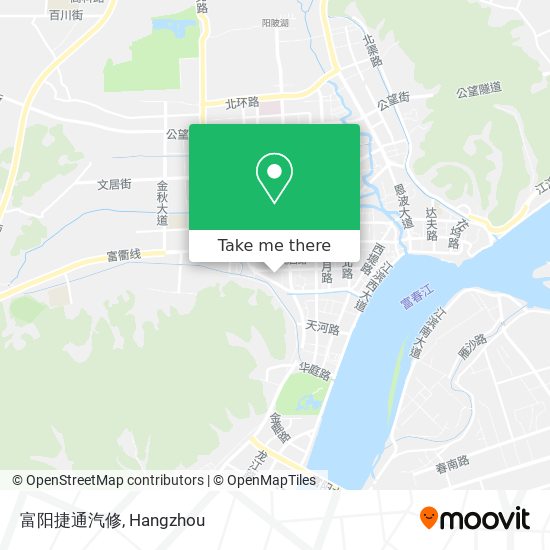 富阳捷通汽修 map