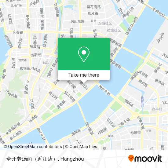 全开老汤面（近江店） map