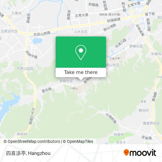 四喜凉亭 map