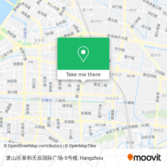 萧山区泰和天辰国际广场-5号楼 map