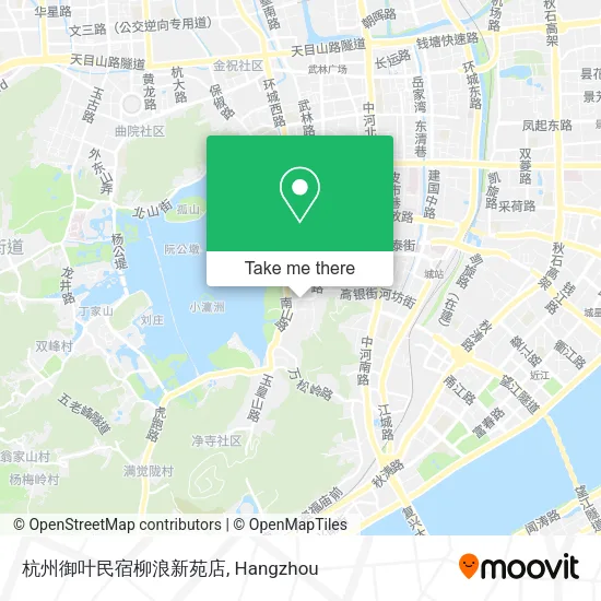 杭州御叶民宿柳浪新苑店 map
