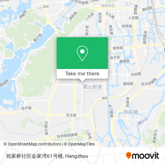 祝家桥社区金家湾61号楼 map