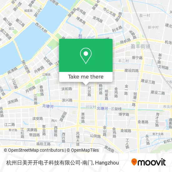 杭州日美开开电子科技有限公司-南门 map