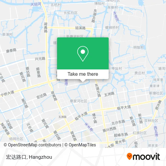 宏达路口 map