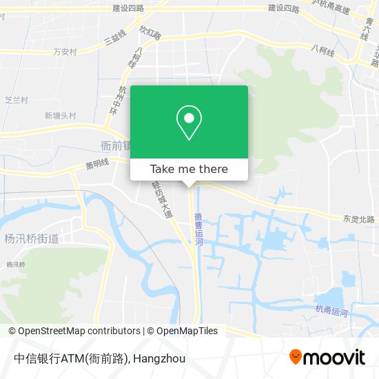 中信银行ATM(衙前路) map
