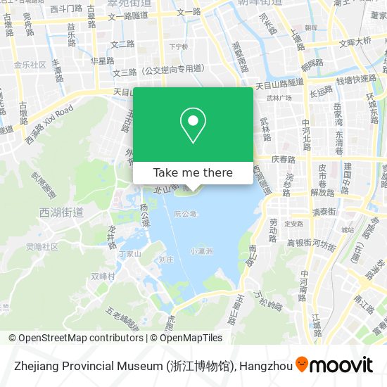 Zhejiang Provincial Museum (浙江博物馆) map