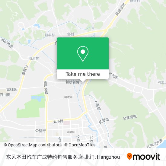 东风本田汽车广成特约销售服务店-北门 map